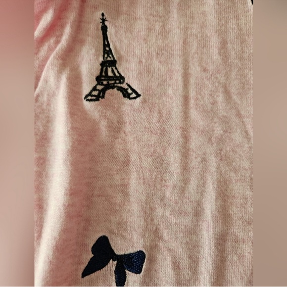 Talbots Paris Sweater Pink
embroidered 1X crew neck Knit Soft
French Details - Picture 7 of 8